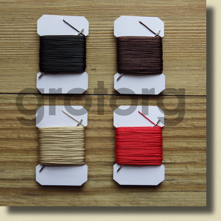 VERY STRONG LEATHER SEWING THREAD 1mm THICK PLUS BLUNT NEEDLE eBay